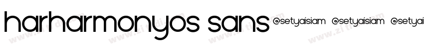 harharmonyos sans字体转换